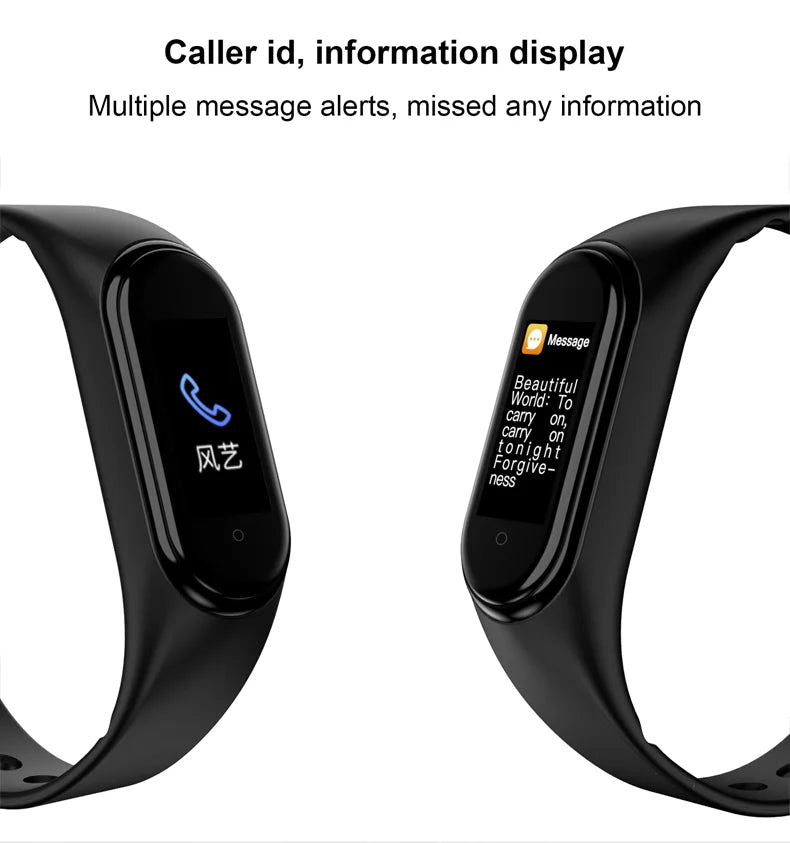 WYMECT Smart Fitness-Armband – Herzfrequenz & IP65 wasserdicht