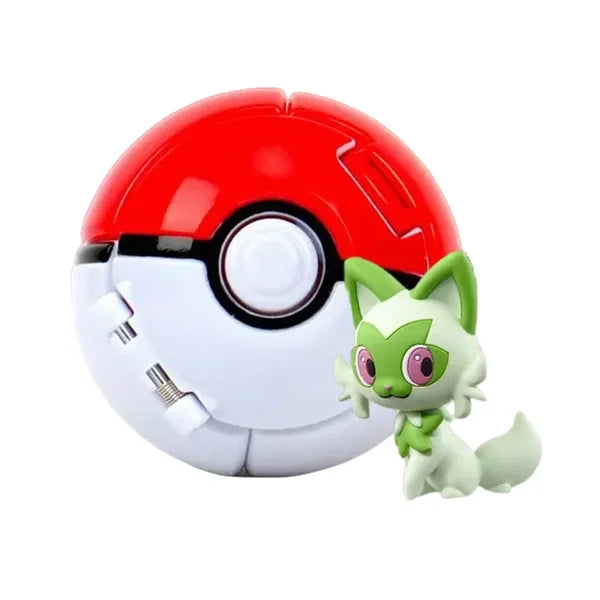 Pokémon Figur mit Pokéball – Pikachu, Glurak & Co. im Modell-Set von MINISO