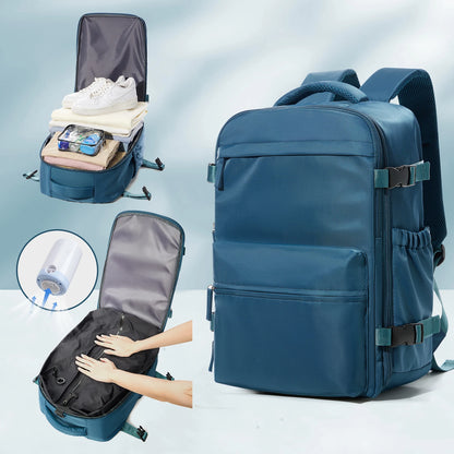 Reiserucksack mit Laptopfach 20–35 L – Expandierbarer Business- & Schulrucksack für Damen & Herren