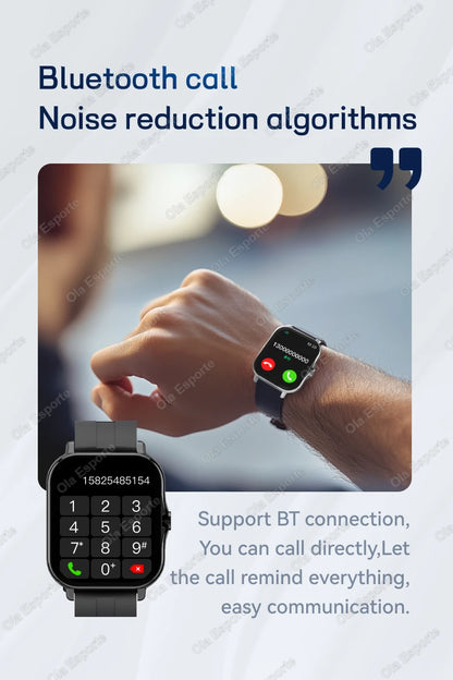 1,83" Smartwatch für Damen & Herren – BT Call, Fitness & Full Touchscreen