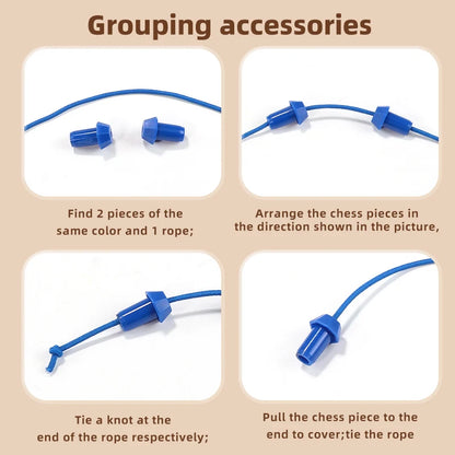 LPCBEC Rope Puzzle 2025 – Logikspiel für Kinder ab 14 Jahren mit Knoten-Challenge