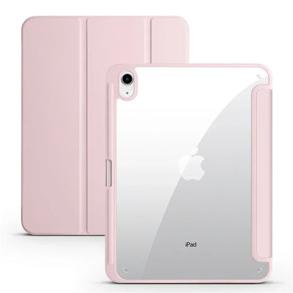 iPad Hülle mit Stifthalter & Standfunktion – Acryl Rückseite, stoßfest