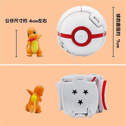 Pokémon Figur mit Pokéball – Pikachu, Glurak & Co. im Modell-Set von MINISO