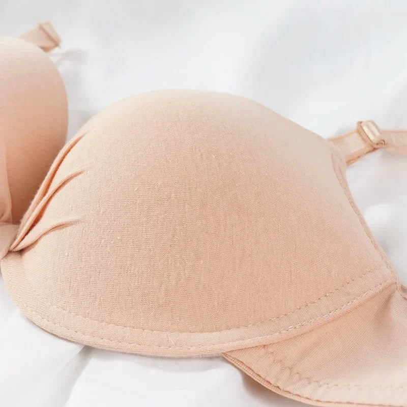 Sexy Damen Push-Up BH – Tiefes V, Bügel, rückenfrei