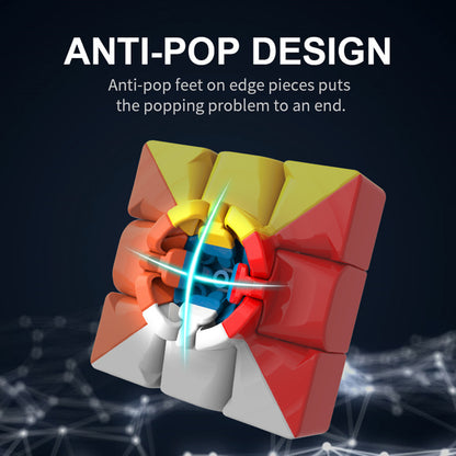 Moyu Meilong 3x3 Speedcube – Stickerloser Zauberwürfel für Kinder & Einsteiger