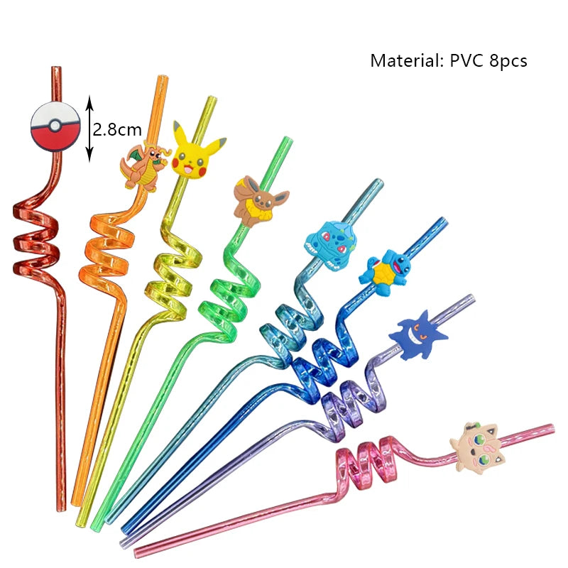 Pokemon Geburtstag Party Dekoration Neue Blitz Pikachu Ballon Für Kinder Event Liefert Einweg Geschirr Banner Hintergrund