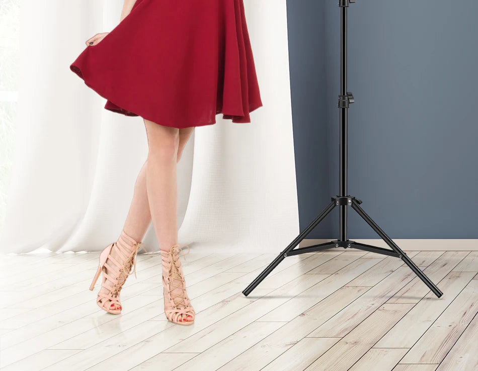 10" Selfie Ringlicht mit Stativ – LED-Ringleuchte für Video & Livestream