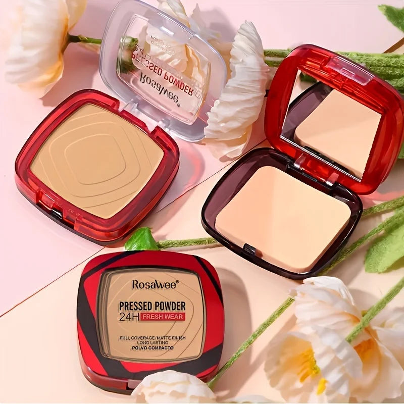 Mattierendes Kompaktpuder – Full Coverage Foundation mit Puff, 24h Halt & Öl-Kontrolle