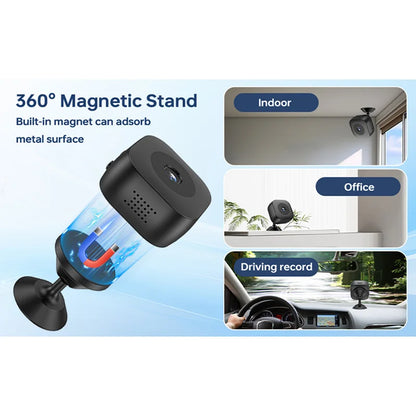 Mini Überwachungskamera HD 1080P mit Bewegungserkennung – WLAN, 120° Weitwinkel & App-Steuerung für Zuhause & Büro