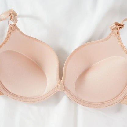 Sexy Damen Push-Up BH – Tiefes V, Bügel, rückenfrei