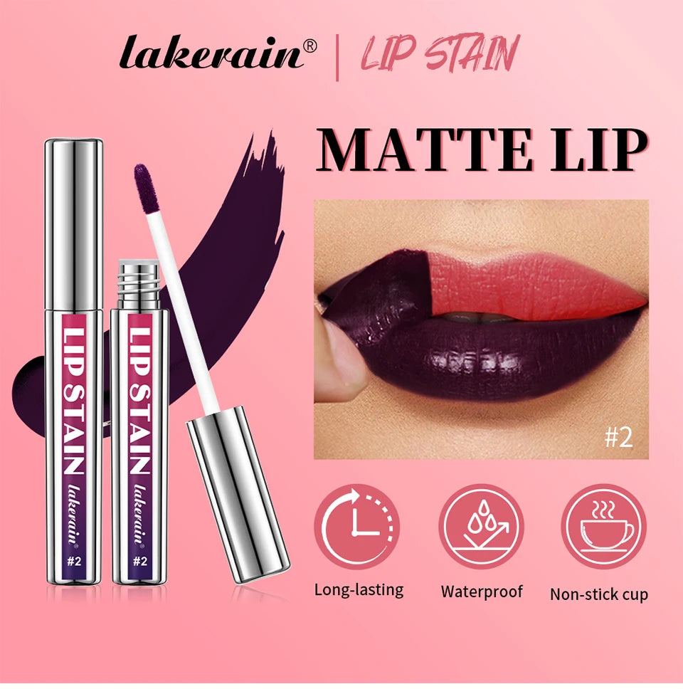 Korean Lip Tint Peel Off – Matte Lip Ink, langanhaltend & wasserfest, 3 Farben