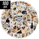 10/50/100 Stück Hundesticker – Lustige Cartoon-Aufkleber für Laptop, Auto, Koffer & mehr