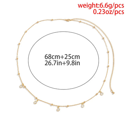 Modische Damen-Taillenkette mit Quasten – geometrisches Design, verstellbar