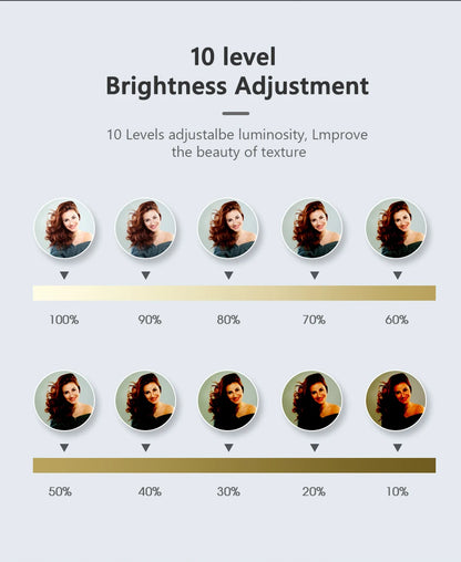 10" Selfie Ringlicht mit Stativ – LED-Ringleuchte für Video & Livestream