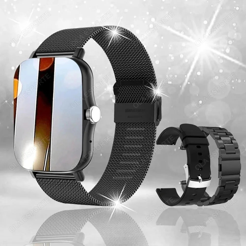1,83" Smartwatch für Damen & Herren – BT Call, Fitness & Full Touchscreen