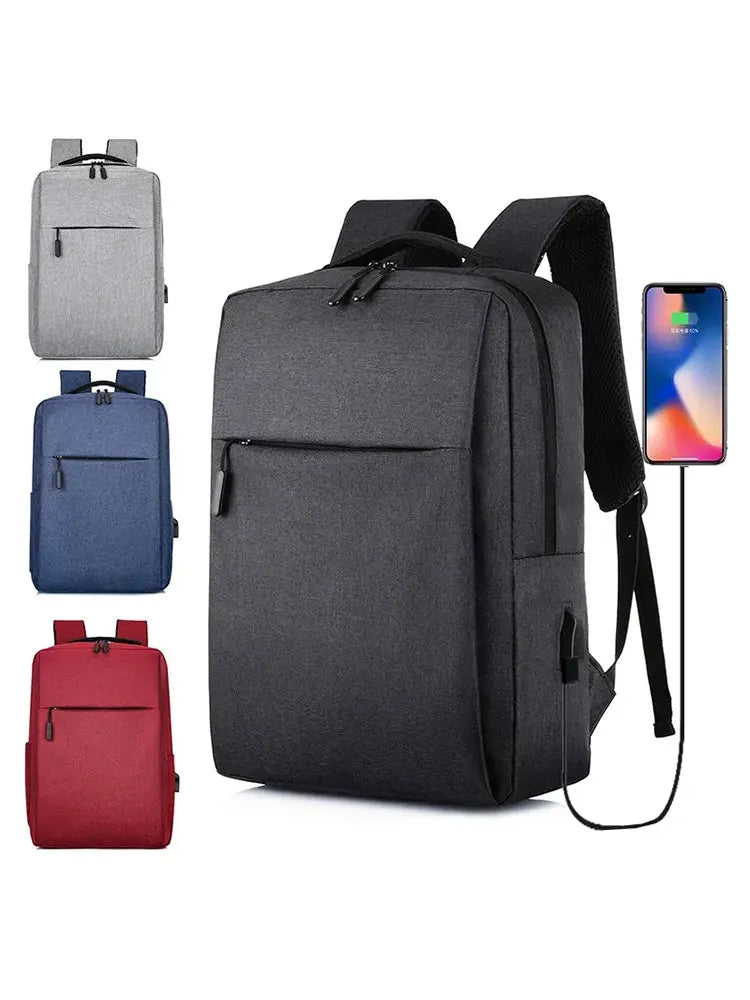 Wasserfester Laptoprucksack mit USB-Anschluss – Business & Schulrucksack 2024 für Damen & Herren