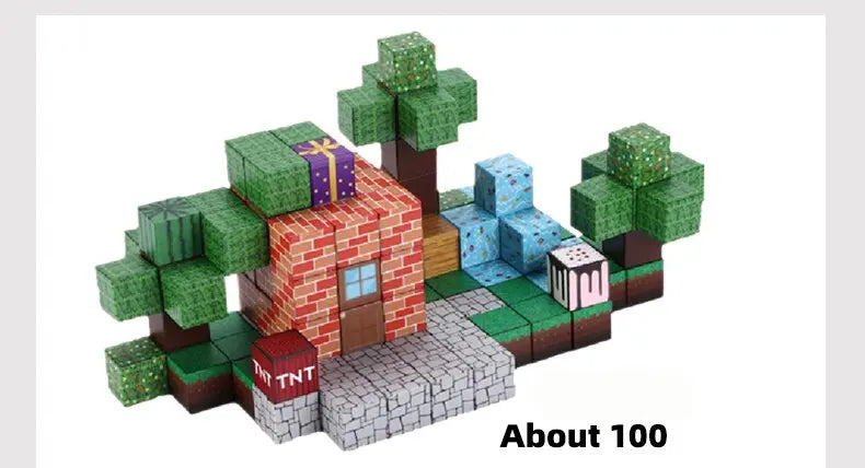 Magnetische Bausteine – Kreatives Konstruktionsspielzeug für Kinder ab 3 Jahren