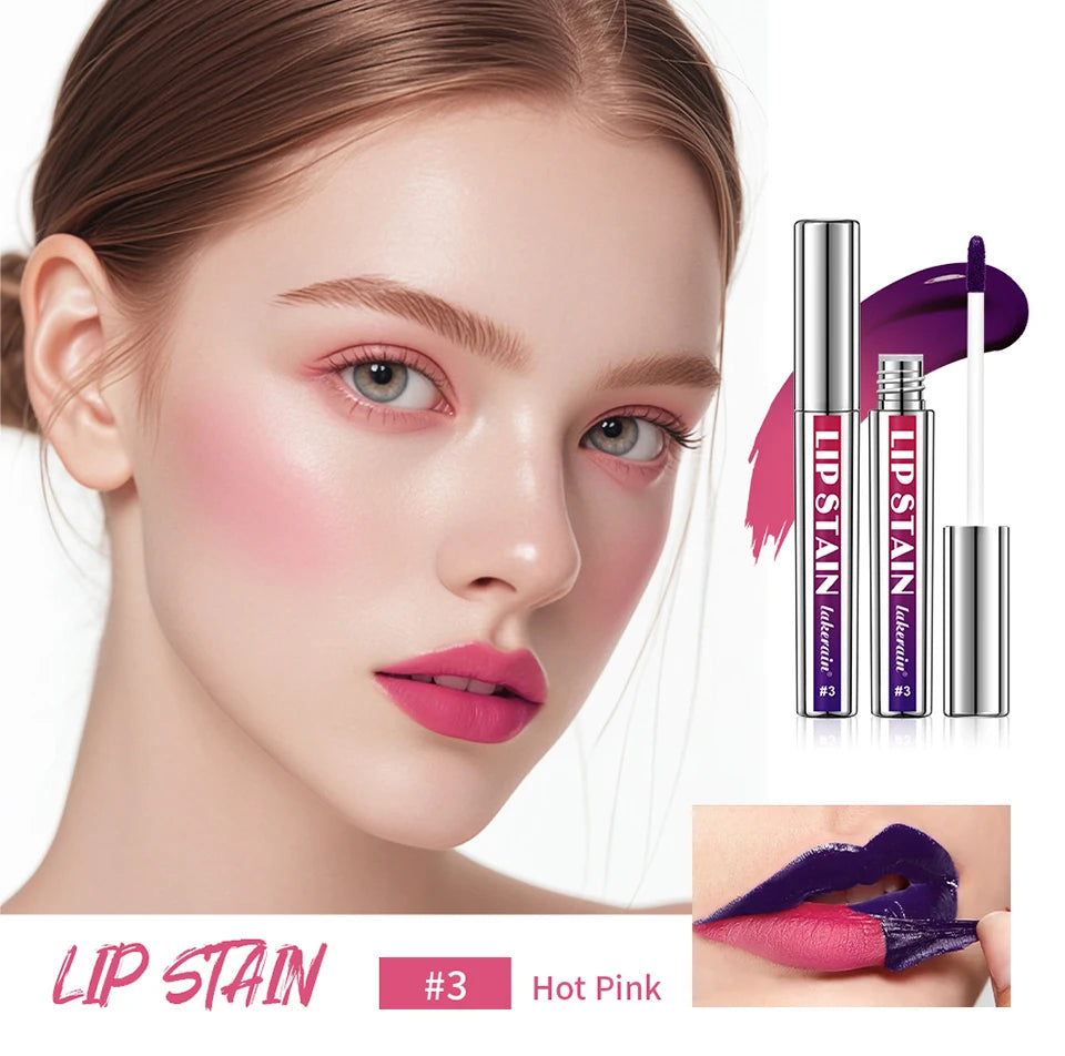 Korean Lip Tint Peel Off – Matte Lip Ink, langanhaltend & wasserfest, 3 Farben