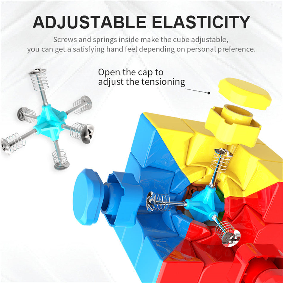 Moyu Meilong 3x3 Speedcube – Stickerloser Zauberwürfel für Kinder & Einsteiger