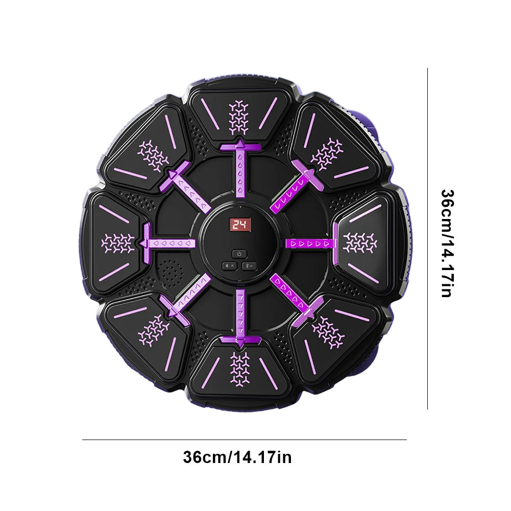 Smart Musik Boxsack Wandgerät – Bluetooth Trainingsmaschine mit Licht & Sound für Home Gym