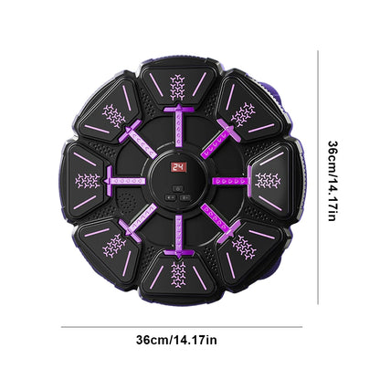 Smart Musik Boxsack Wandgerät – Bluetooth Trainingsmaschine mit Licht & Sound für Home Gym