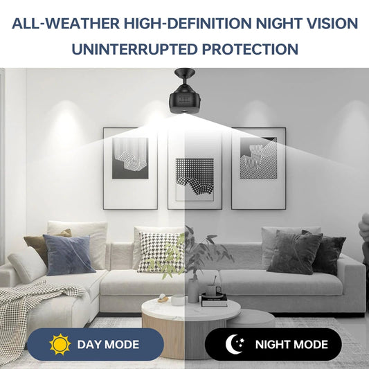 Mini Überwachungskamera HD 1080P mit Bewegungserkennung – WLAN, 120° Weitwinkel & App-Steuerung für Zuhause & Büro