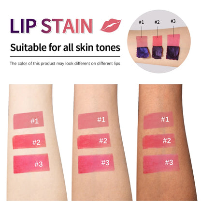 Korean Lip Tint Peel Off – Matte Lip Ink, langanhaltend & wasserfest, 3 Farben