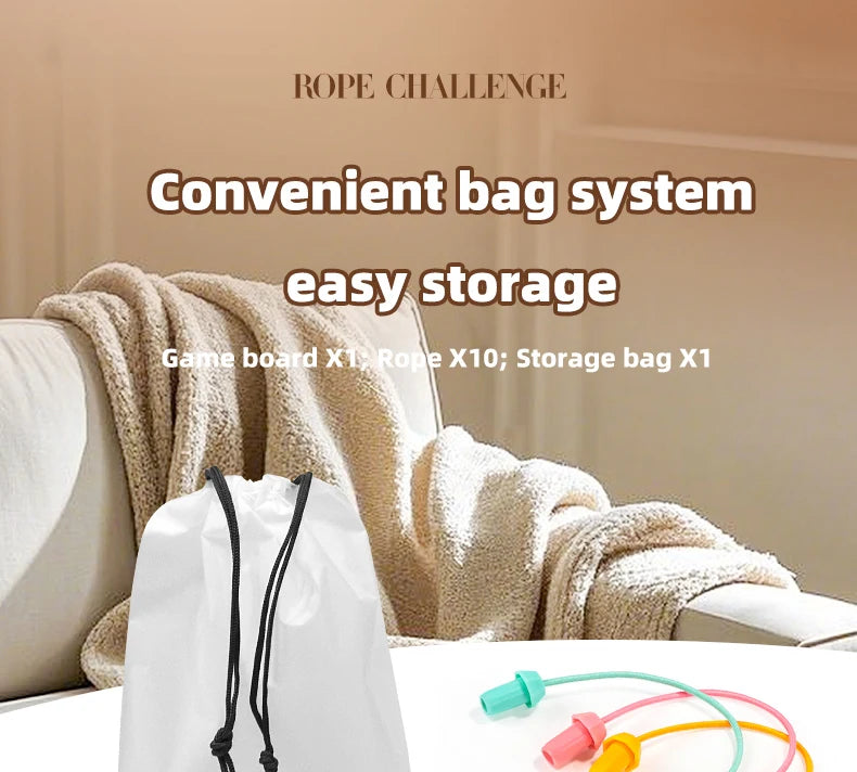 LPCBEC Rope Puzzle 2025 – Logikspiel für Kinder ab 14 Jahren mit Knoten-Challenge