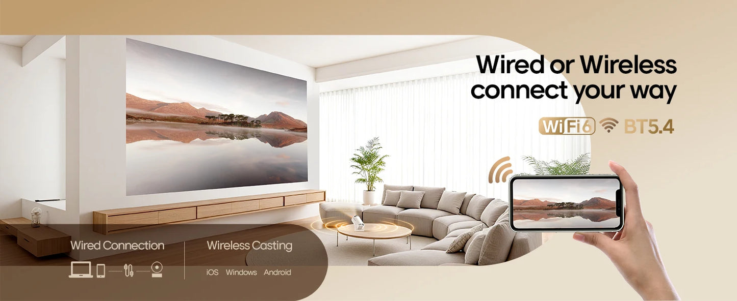 Magcubic HY300 Pro 4K Beamer – Android 11, 290 ANSI Lumen, WLAN & Bluetooth