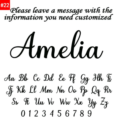 Personalisierte Namenskette aus Edelstahl – Damen-Halskette mit Wunschname