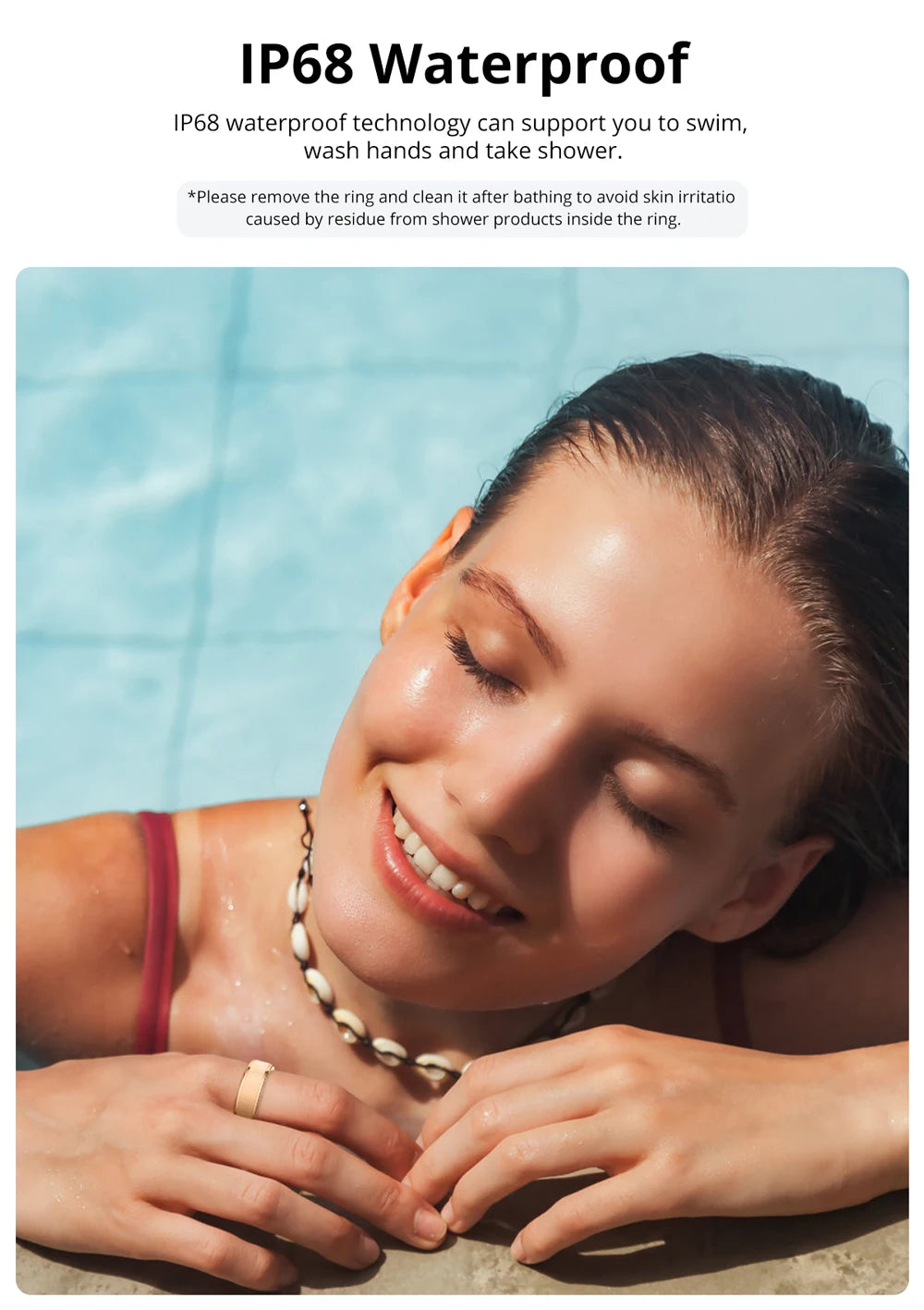 COLMI R10 Smart Ring mit Ladeetui – Gesundheits- & Schlaftracker, 5ATM wasserdicht, für Damen & Herren