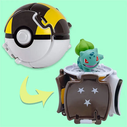 Pokémon Figur mit Pokéball – Pikachu, Glurak & Co. im Modell-Set von MINISO