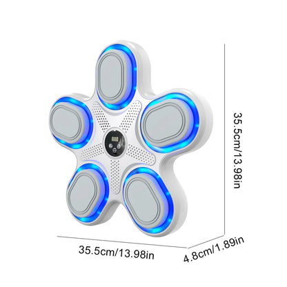 Smart Musik Boxsack Wandgerät – Bluetooth Trainingsmaschine mit Licht & Sound für Home Gym