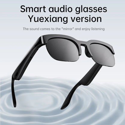 Smart Audio-Brille XG89 mit Übersetzungsfunktion – Bluetooth 6.0 Sonnenbrille mit Kopfhörer & Noise Cancelling – 144 Sprachen – für Reisen & Business