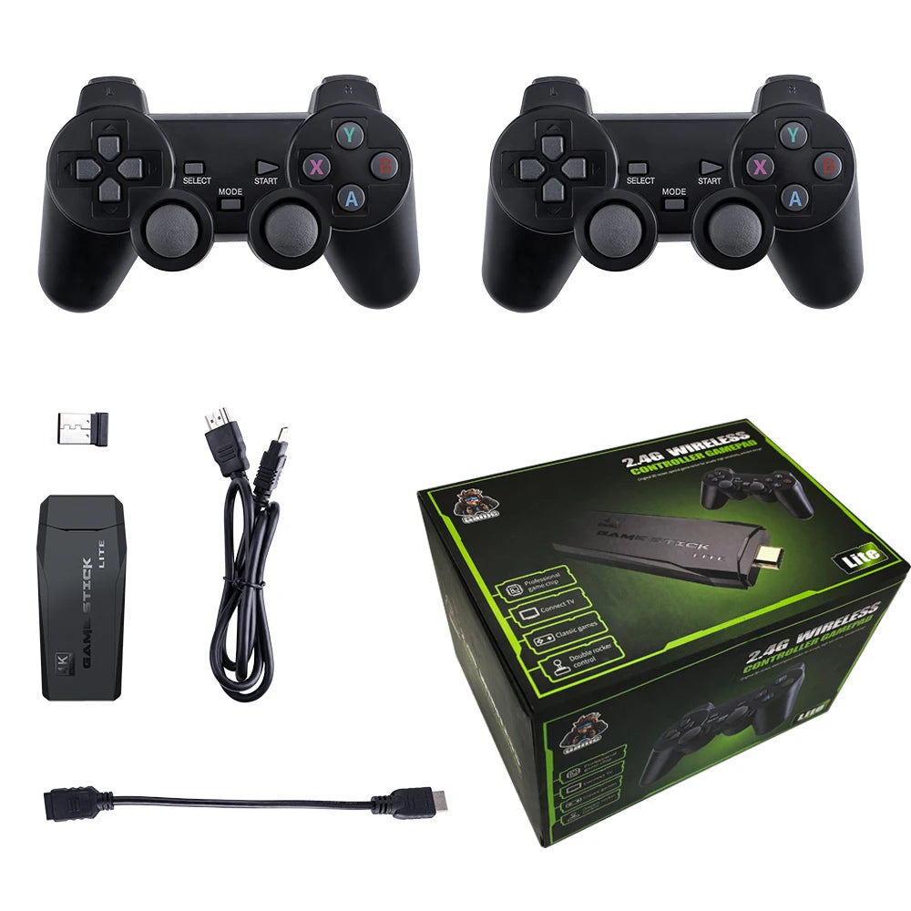 BOYHOM M8 Retro Game Stick 4K – 10.000 Spiele, 64GB, HDMI, Wireless, Linux/Batocera