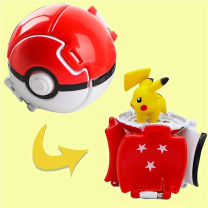 Pokémon Figur mit Pokéball – Pikachu, Glurak & Co. im Modell-Set von MINISO