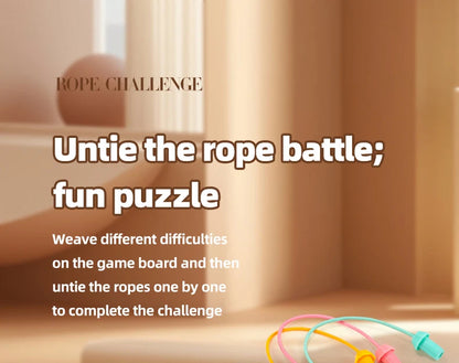 LPCBEC Rope Puzzle 2025 – Logikspiel für Kinder ab 14 Jahren mit Knoten-Challenge