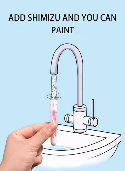 Magisches Wasser-Malbuch – Wiederverwendbares Montessori Malbuch für Kinder ohne Farbe