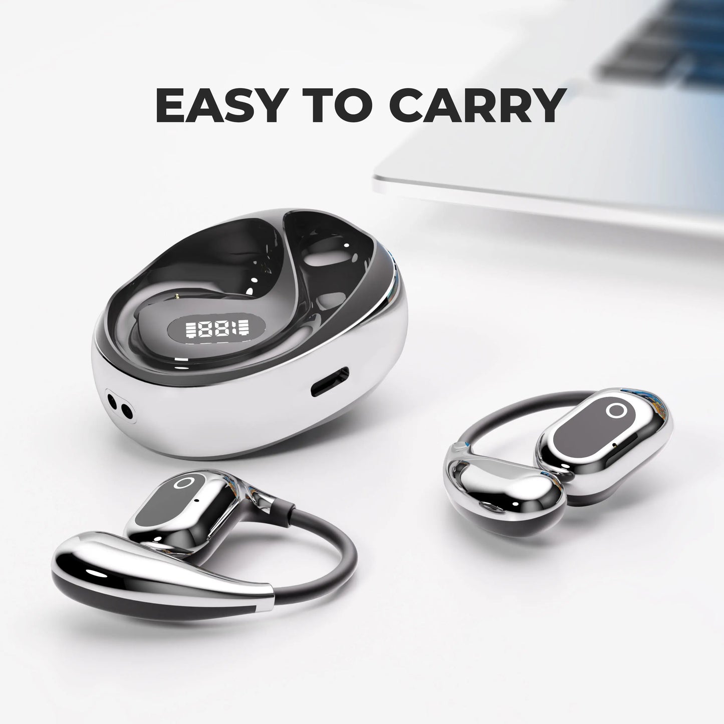 AI Übersetzungs-Kopfhörer – Bluetooth 5.3 Earbuds mit Echtzeit-Übersetzung in 144 Sprachen – Zwei-Wege-Voice-Translator für Reisen & Business