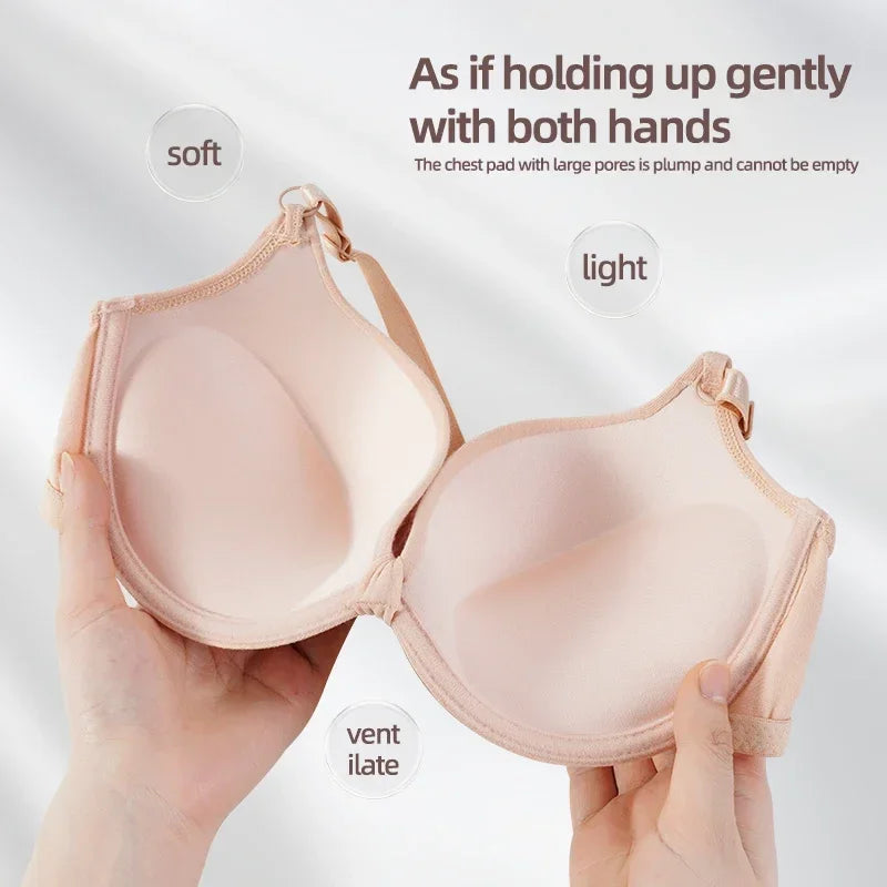 Sexy Damen Push-Up BH – Tiefes V, Bügel, rückenfrei