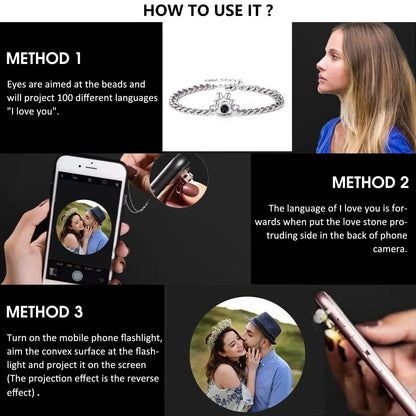 Personalisierte Foto-Projektionskette mit Kamera-Anhänger – Edelstahl Halskette mit Bild – Geschenkidee 2025