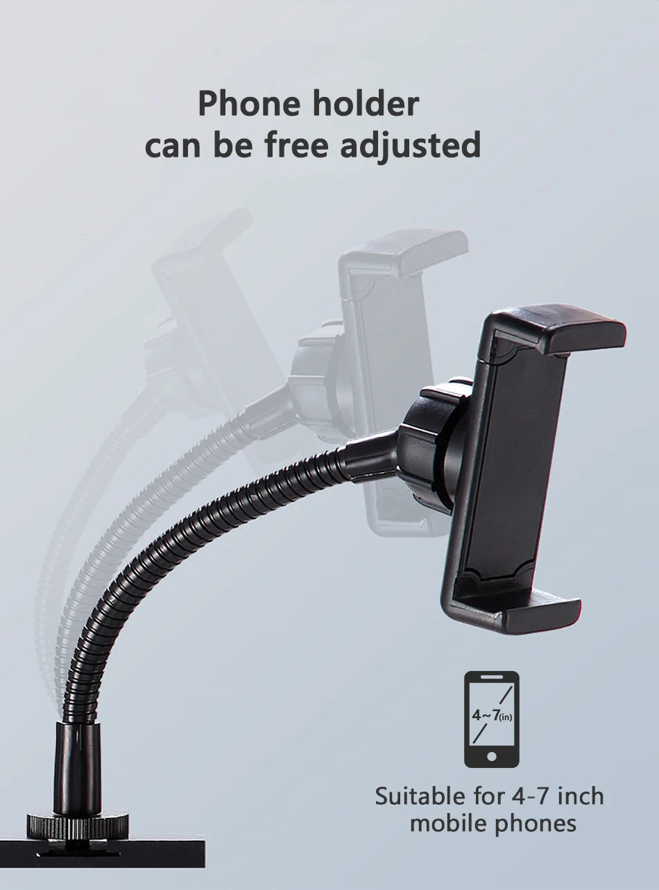 10" Selfie Ringlicht mit Stativ – LED-Ringleuchte für Video & Livestream