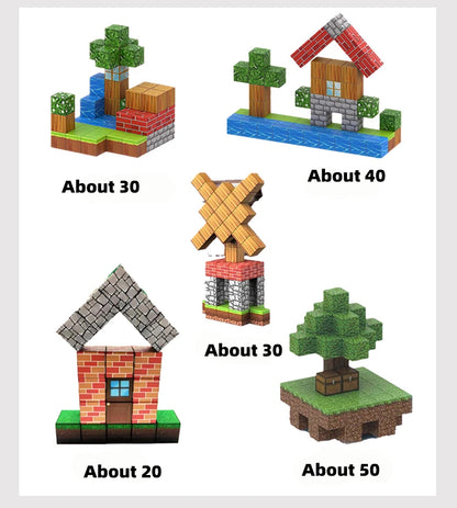 Magnetische Bausteine – Kreatives Konstruktionsspielzeug für Kinder ab 3 Jahren