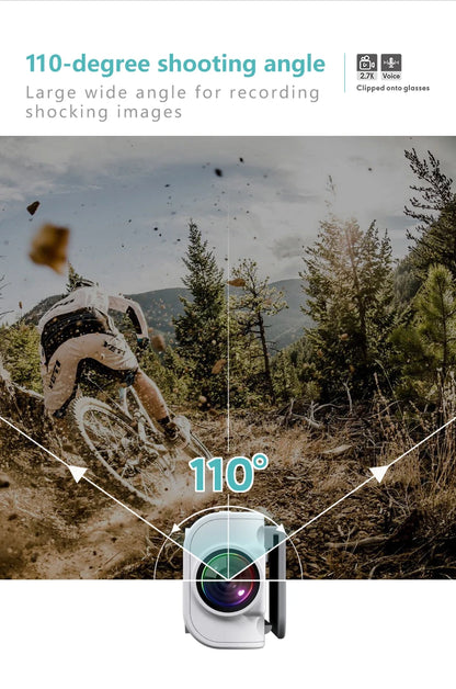 Xiaomi 4K FPV Smart Glasses mit HD-Kamera – Videoaufnahme, WiFi App-Steuerung & Sprachaufzeichnung für Outdoor & Sport