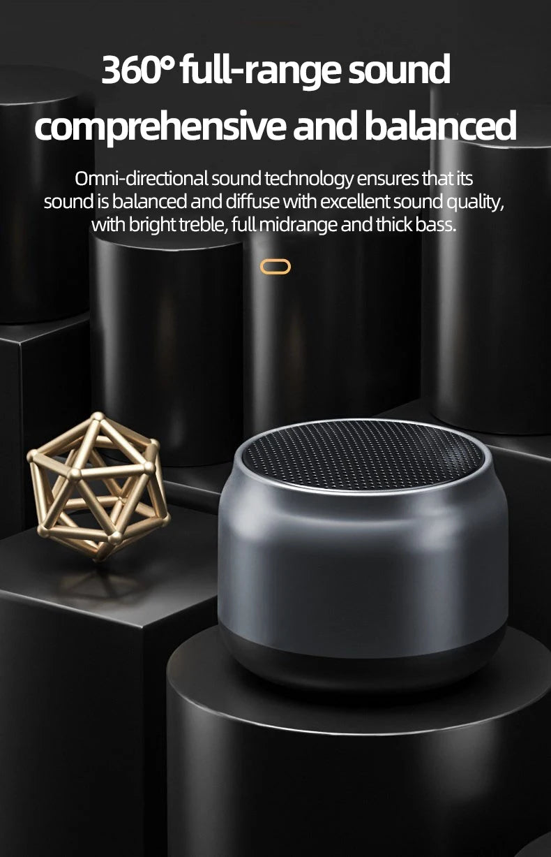 PHONEPACE Mini Bluetooth Lautsprecher – tragbar mit HD-Sound & Bass