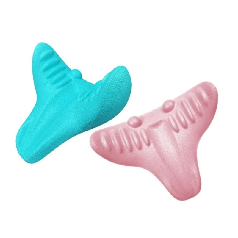 CAMMUO Nacken- & Schultermassager – Chiropraktisches Streckkissen zur Schmerzreduktion & Haltungsverbesserung