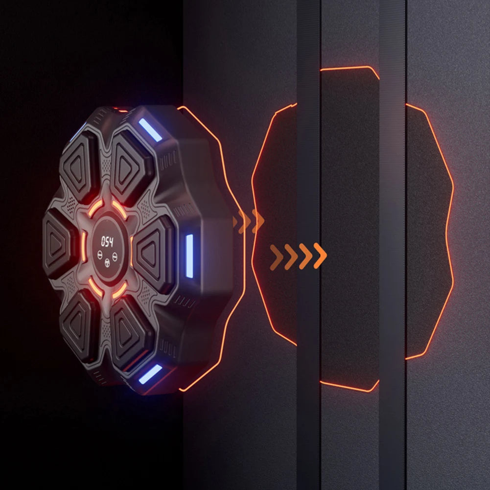 Smart Musik Boxsack Wandgerät – Bluetooth Trainingsmaschine mit Licht & Sound für Home Gym