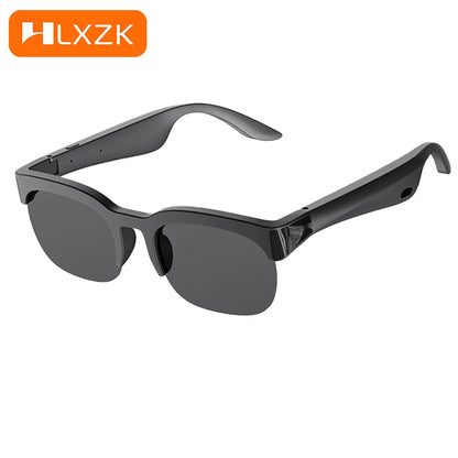 Smart Audio-Brille XG89 mit Übersetzungsfunktion – Bluetooth 6.0 Sonnenbrille mit Kopfhörer & Noise Cancelling – 144 Sprachen – für Reisen & Business