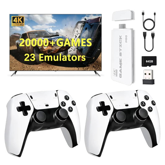 Retro Game Stick M15 – 4K Konsole mit 20.000 Spielen & Wireless Controller