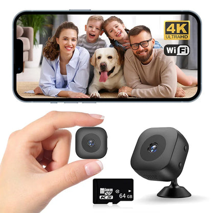 Mini Überwachungskamera HD 1080P mit Bewegungserkennung – WLAN, 120° Weitwinkel & App-Steuerung für Zuhause & Büro